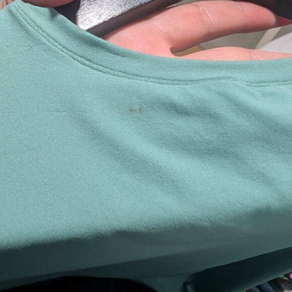 NWT Auden | Luxury Collection 4-Way Stretch Short Sleeve Bodysuit In Green - Picture 10 of 10